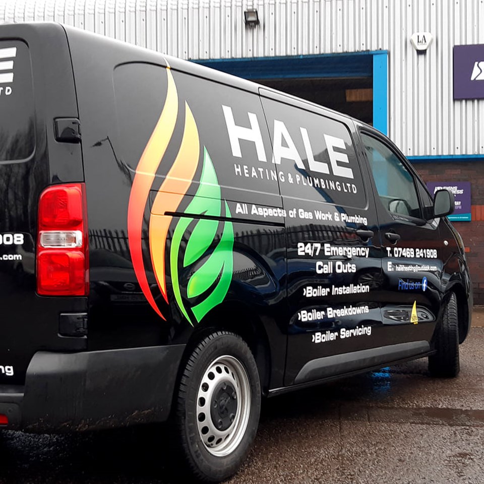 Vehicle graphics for local tradesmen