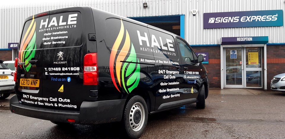 Vehicle graphics for local tradesmen