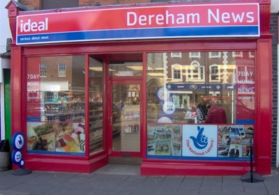 Dereham News Fascia For Newsagent Norwich