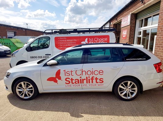 1St Choice Stairlifts Vehicle Decals (Calne) 4