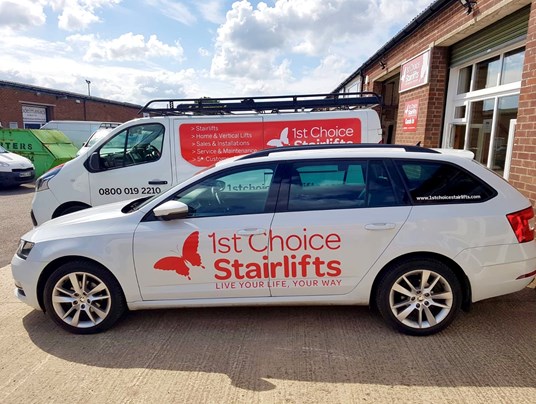 1St Choice Stairlifts Vehicle Decals (Calne) 4