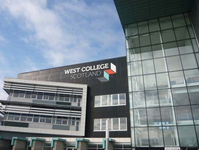 West College Scotland Exterior Sign Glasgow