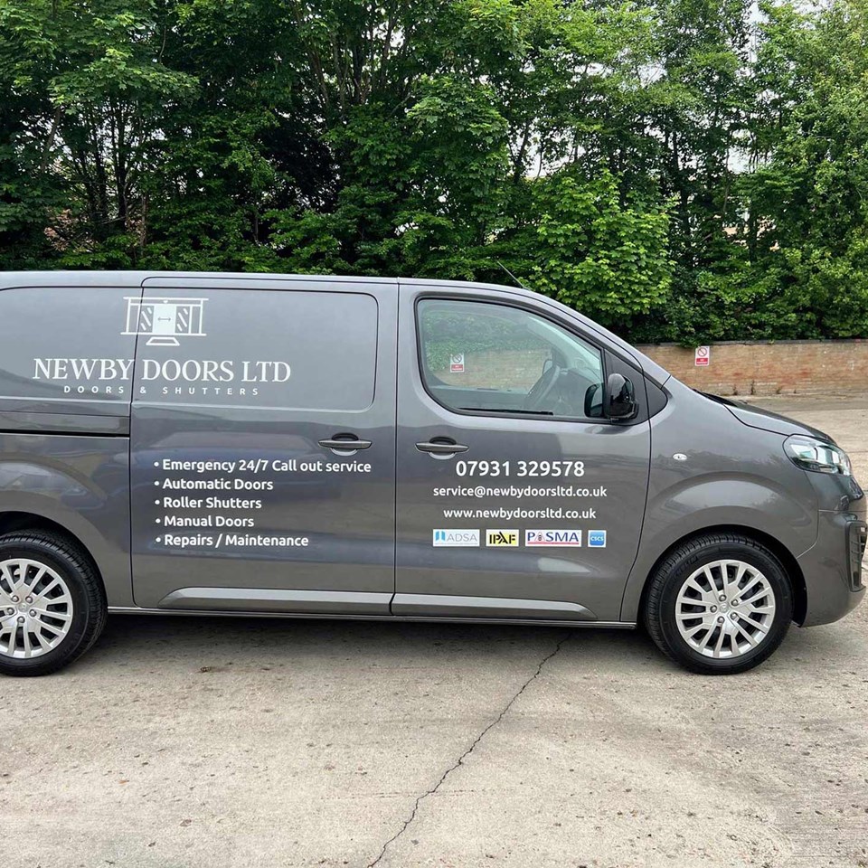 Newby Doors Ltd - Vehicle Graphics (1)