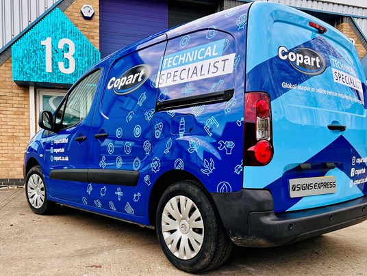 Copart UK Ltd Colour Change And Graphics 2