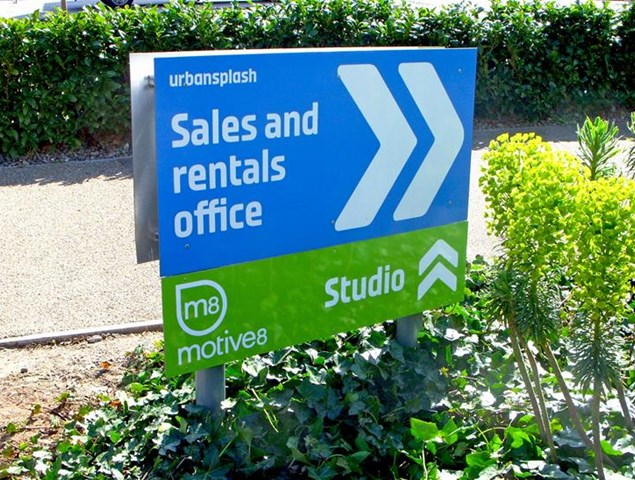 Saxton Freestanding Directional Sign By Signs Express Leeds