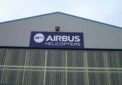 Airbus Helicopters Exterior Hanger Sign Chester