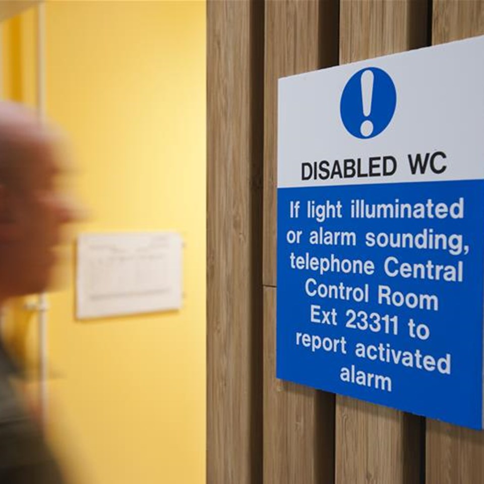 Hse Sign For Disabled Facilities Big