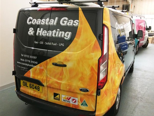 Coastal Gas Partial Van Graphics Scarborough