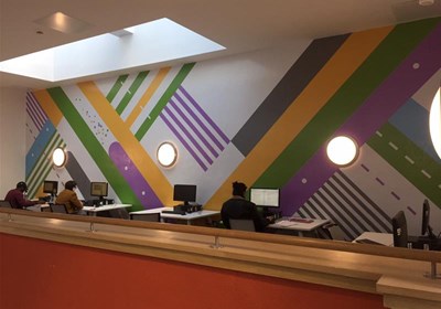 Uoy Interior Rendered Wall Graphics York