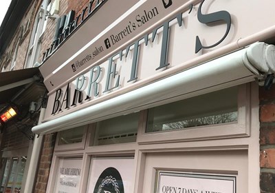 Barretts Salon Standoff Letters Alderley