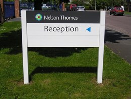Directional Panel And Post For Nelson Thomas Gloucester