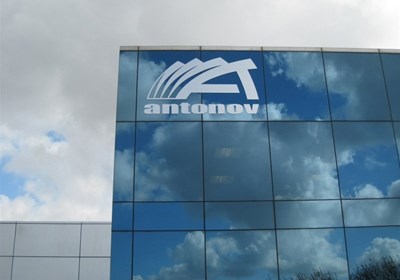 Antonov Exterior Sign With Brushed Stainless Steel Warwick