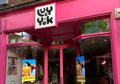 Aluminium Frame Lightbox Finished In Pink With LED's For Illumination