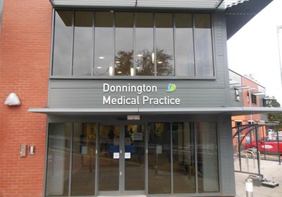 Donnington Medical Fascia Sign Telford
