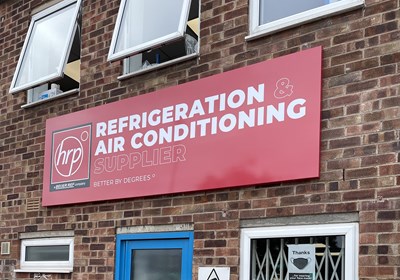 Refrigeration and Air Conditioning Supplier Signage