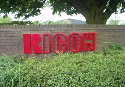Built Up Lettering Ricoh Telford
