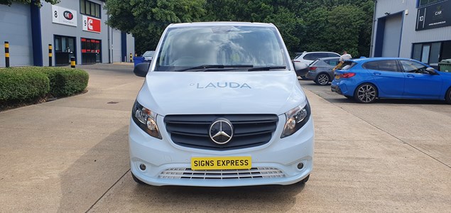 Full van wrap for LAUDA Technology Ltd