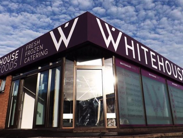 Whitehouse Frosted Window Graphic And Shop Front Wm