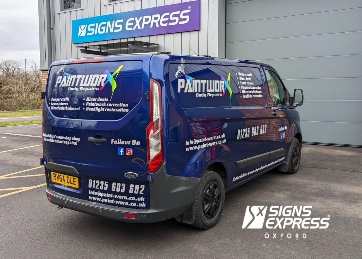 Paintworx Van Graphics Didcot Oxfordshire