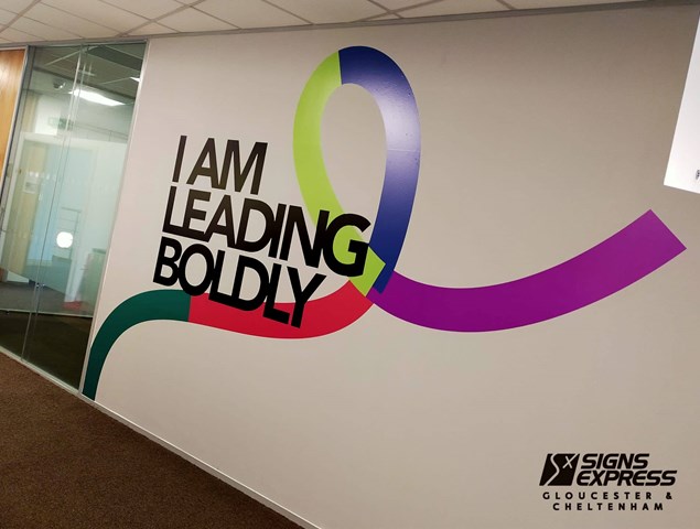 Bold Interior Wall Graphics