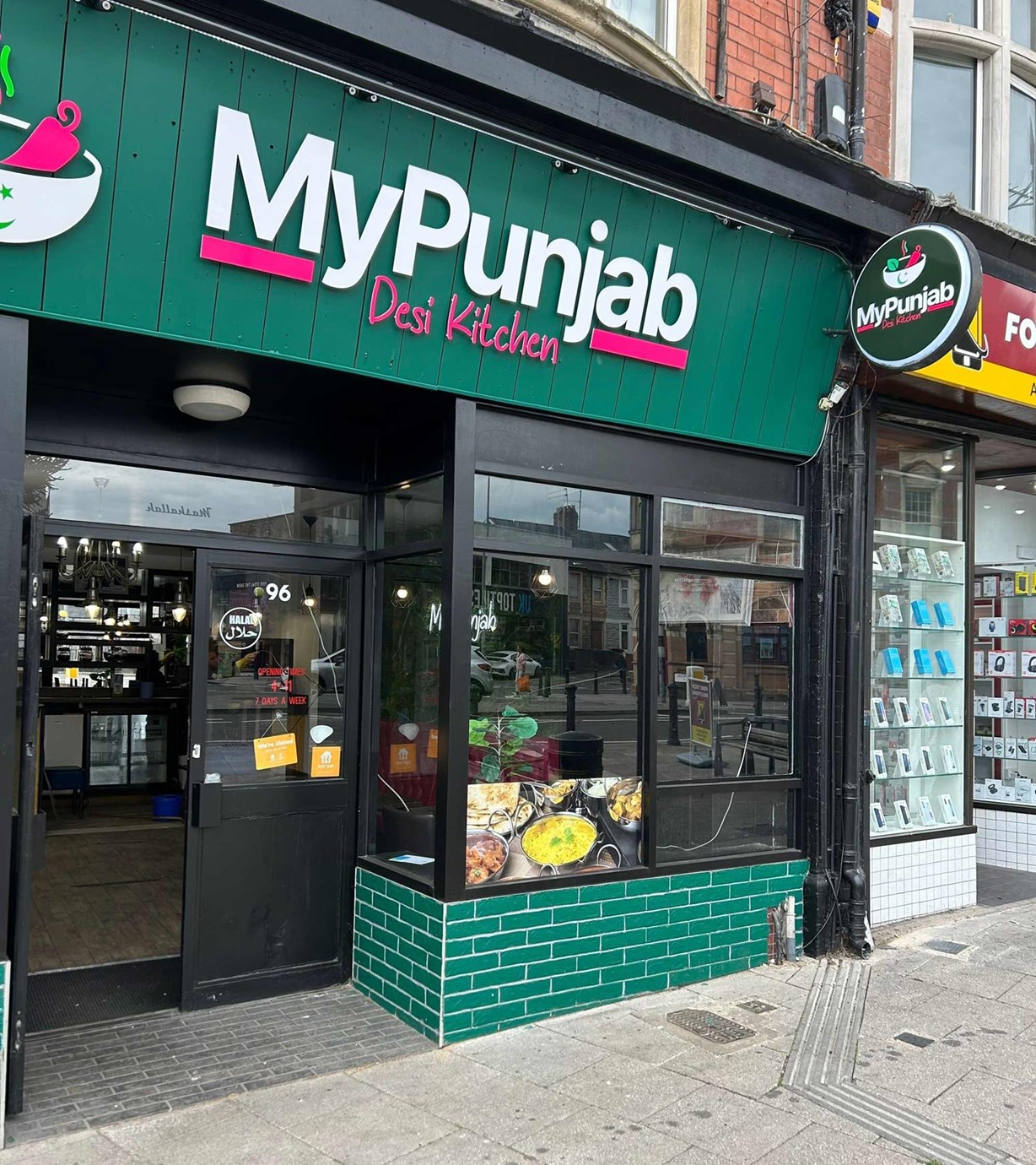 My Punjab - Raised Acrylic Letters & Logo & Projecting Sign