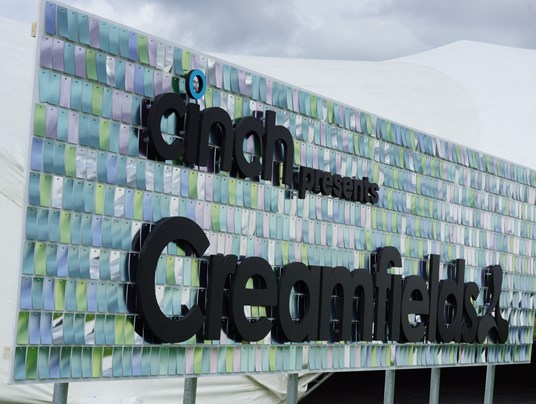 Exterior Creamfields Sign