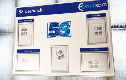 Factory notice board 