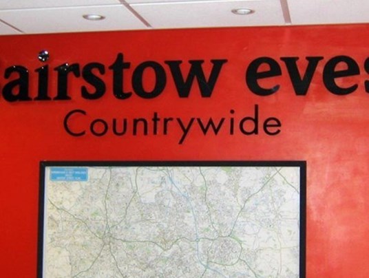Internal Sign In Bairstow Eves Corporate Style