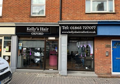 Kelly's Hair Oxford Shop Fascia Rasied Letters Signs Express Oxford