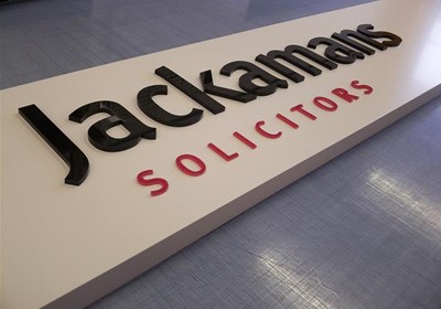 Jackmans Solicitors Office Front Sign Ipswich