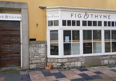 Acrylic Text Fig & Thyme Plymouth