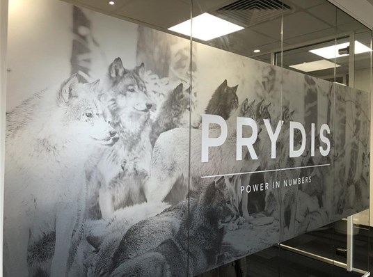 Prydis Full Colour Internal Window Graphic In Bristol