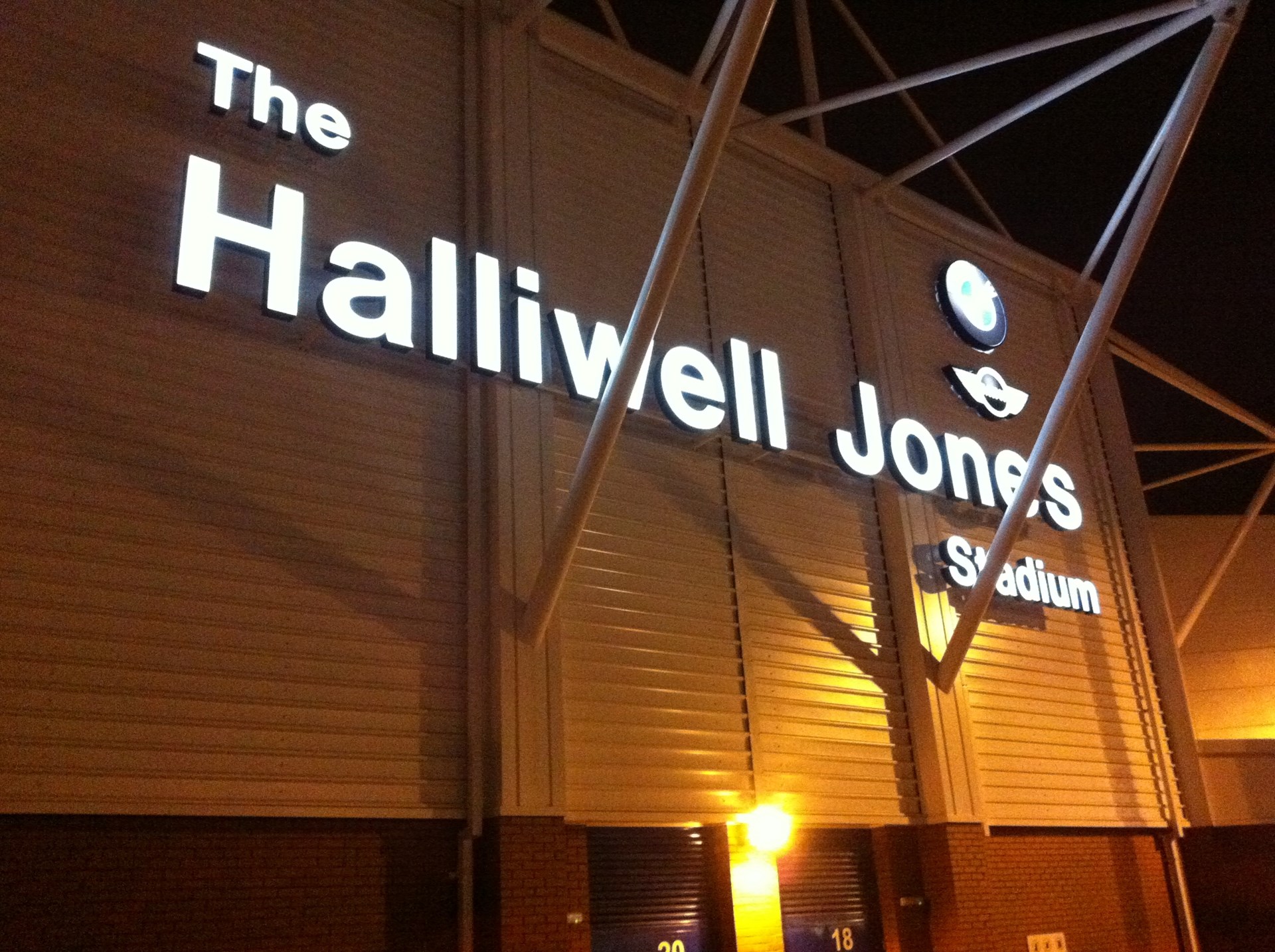 Halliwell Jones Stadium Yo Burrito Recreation Leisure Outdoor Business Signs Illuminated Sign Warrington