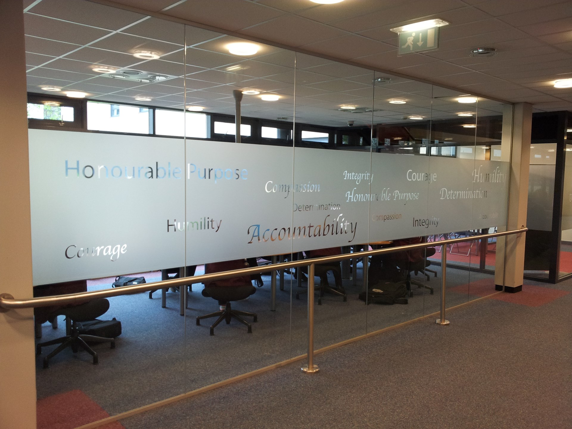Trinity Academy Doncaster Education & Schools Window Graphics Etched Window Graphics