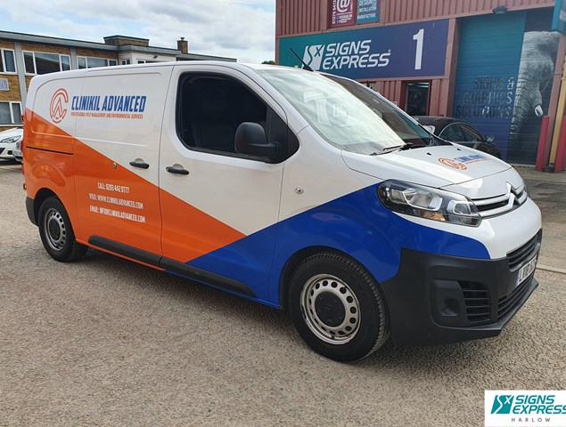 Colour Block Van Wrap By Signs Express Harlow & Enfield
