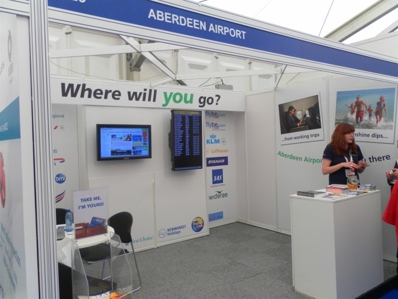 Aberdeen Aberdeen Airport Exhibition Stand Big