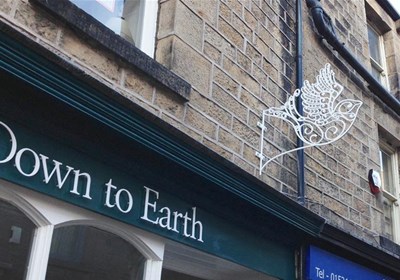 Down To Earth Lancaster Outdoor Business Signs