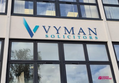 External Solicitor's Office Signage By Signs Express Enfield