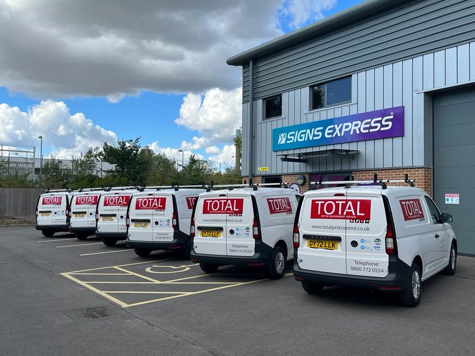 Van Graphics Total Pest Control Signs Express Oxford