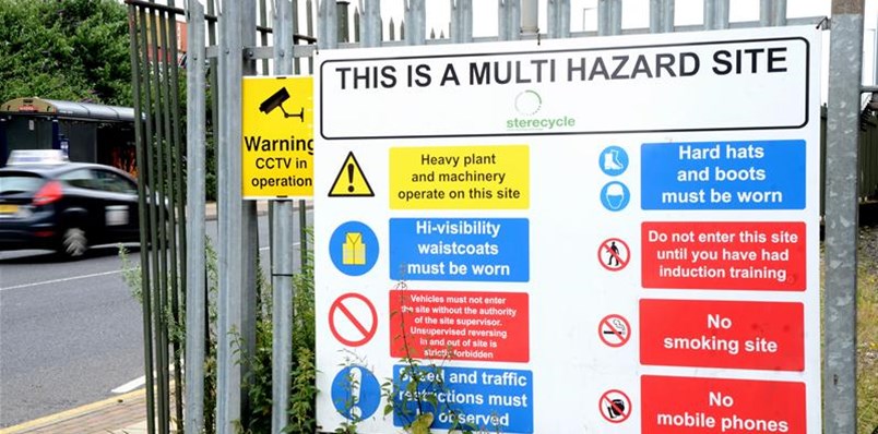 Multi Hazard Site Signage Leicester