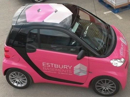 Smart Car Wrap For Essex Based Estbury Basements