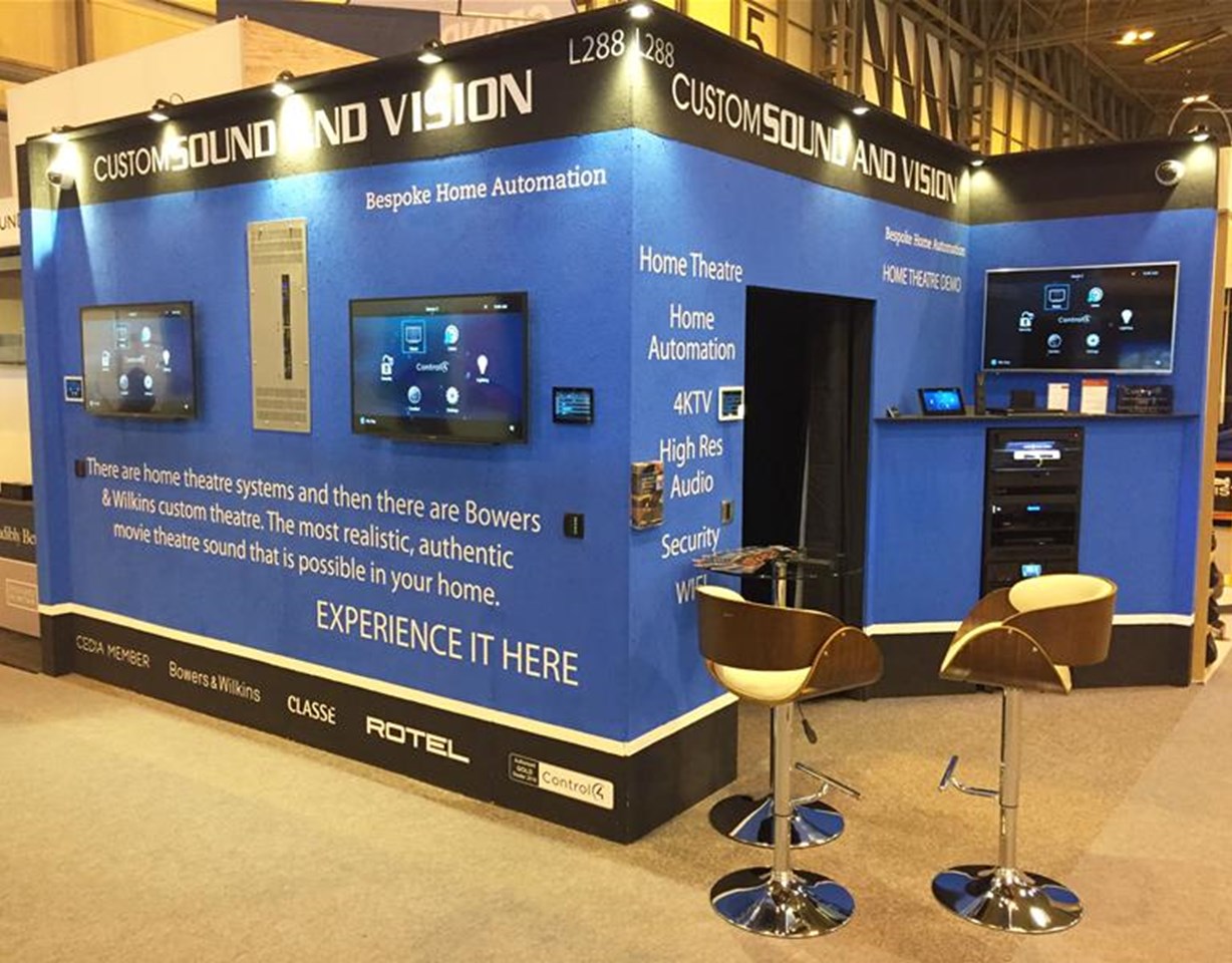 Custom Sound And Vision Exhibition Display Birmingham