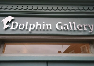 Dolphin Gallery Exterior Shop Signage Oxford