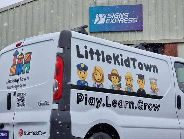 Vehicle Graphics For Little Kid Town By Signs Express Worcester (1)