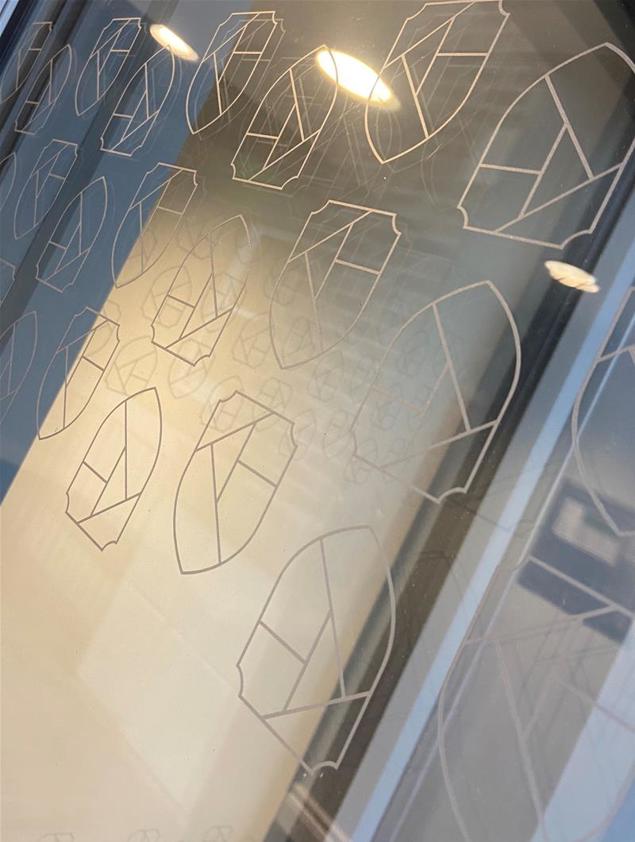 Kirk York Office Window Graphics