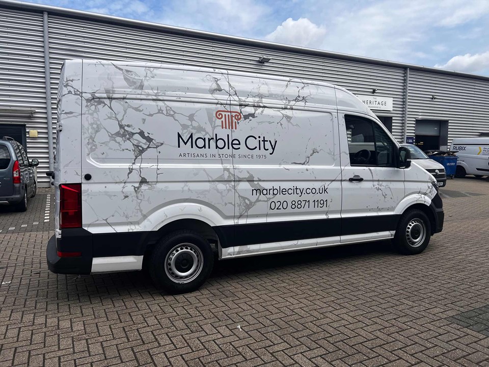 Marble City Van Wrap