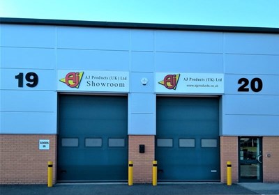 AJ Products Warehouse Panel Sign Farnborough