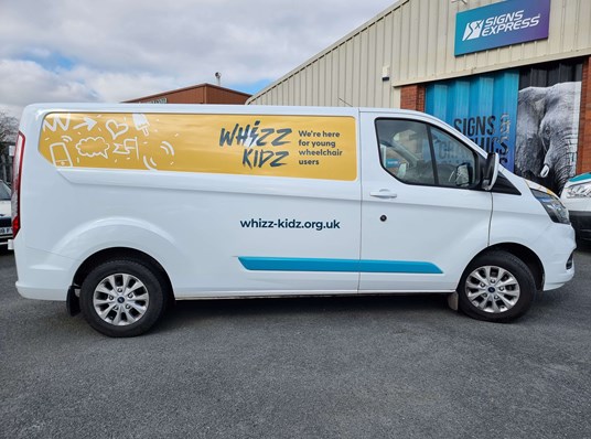 Whizz Kids Charity Vehicle Graphics Signs Express Worcester