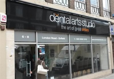Enfiled Dental Practice Fascia By Sign