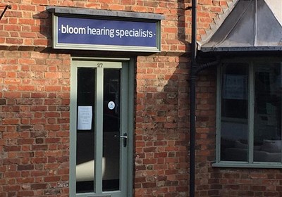 Bloom Hearing Specialists Fascia Sign Salisbury